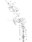 Page B Diagram and Parts List for YM137 41AC137C901 Yard Man Trimmer